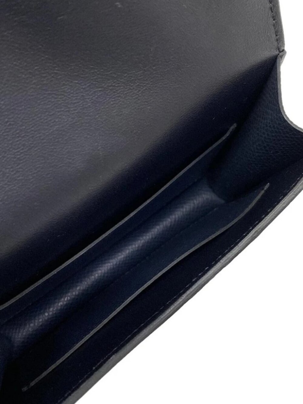 HERMES Constance Slim Blue Indigo Veau Epsom B Other Style Wallet - Picture 4 of 13